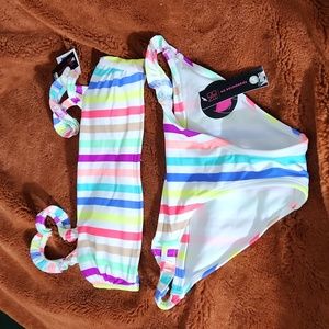 No Boundaries Swim No Boundaries Stripped Bikini Size Med Poshmark
